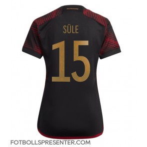 Tyskland Niklas Sule #15 Borta Matchtröja Dam VM 2022 Kortärmad